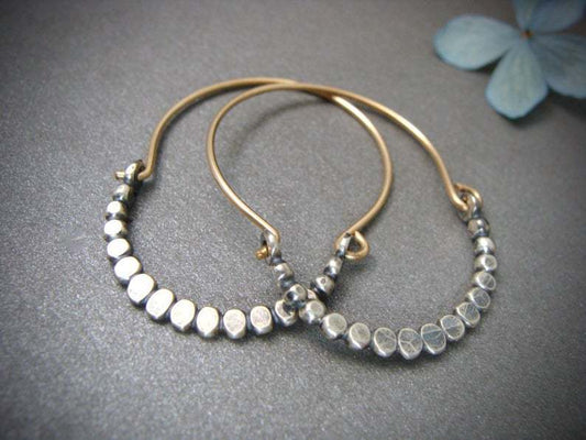 Women's Creative Exaggerating Hollow Silver Earrings