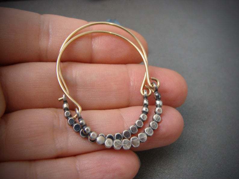 Women's Creative Exaggerating Hollow Silver Earrings