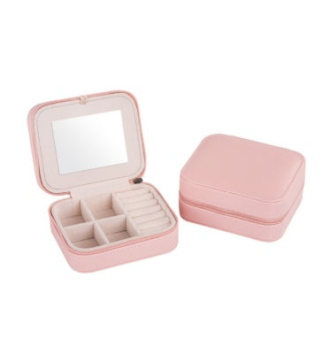 Travel Portable Jewelry Box Earring Storage Box