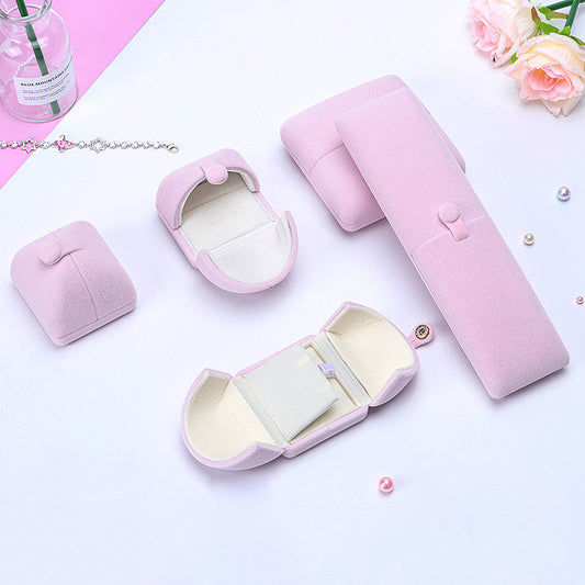 Flannelette Box Jewelry Pendant Necklace Box
