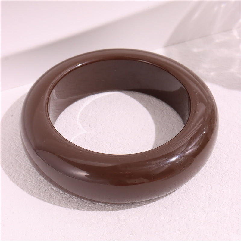 RETRO Geometric Round Blooming Transparent Bracelet