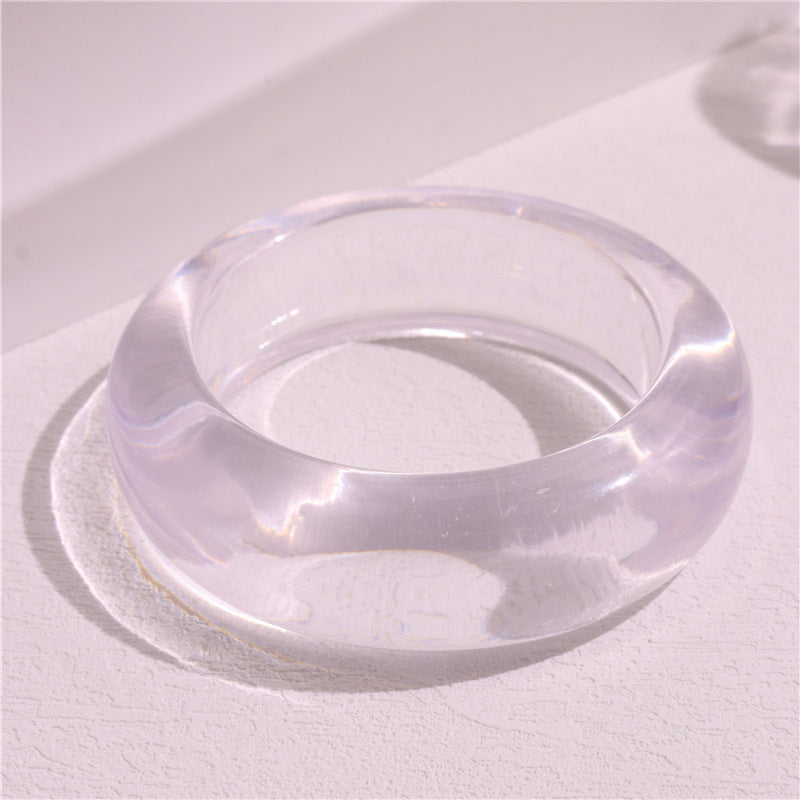RETRO Geometric Round Blooming Transparent Bracelet