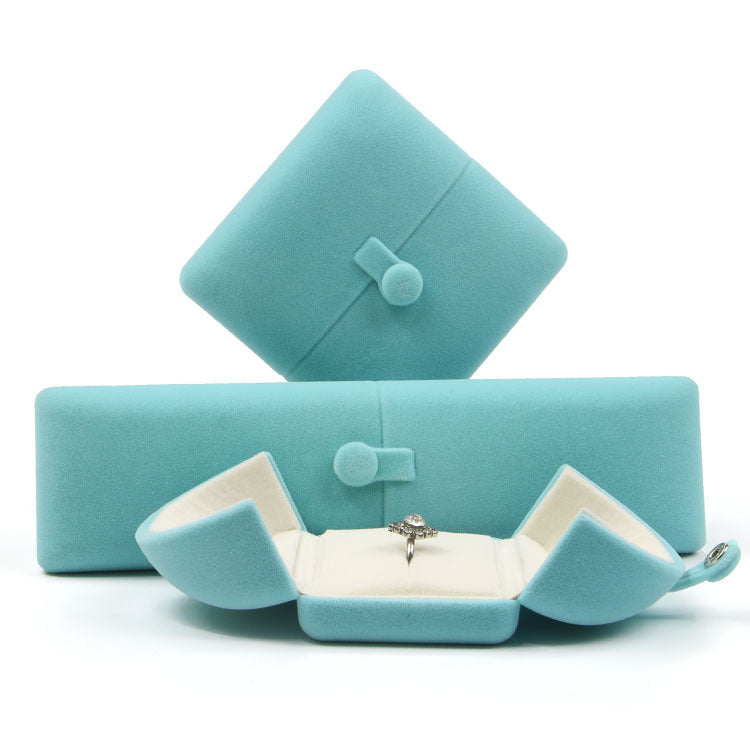 Flannelette Box Jewelry Pendant Necklace Box