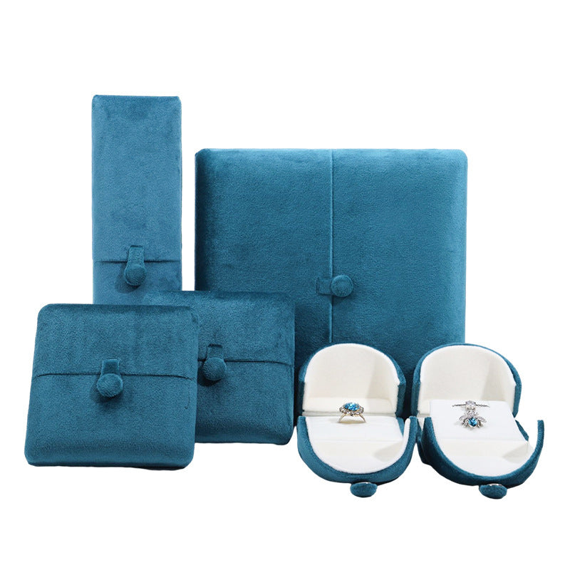Flannelette Box Jewelry Pendant Necklace Box