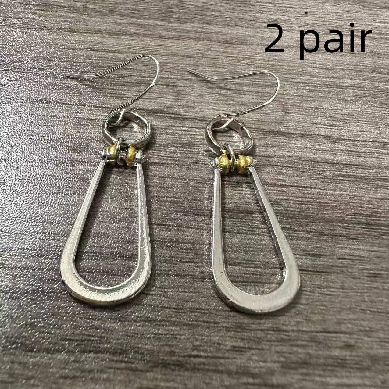 Fine Jewelry Hollow Round Drop-shaped Earrings