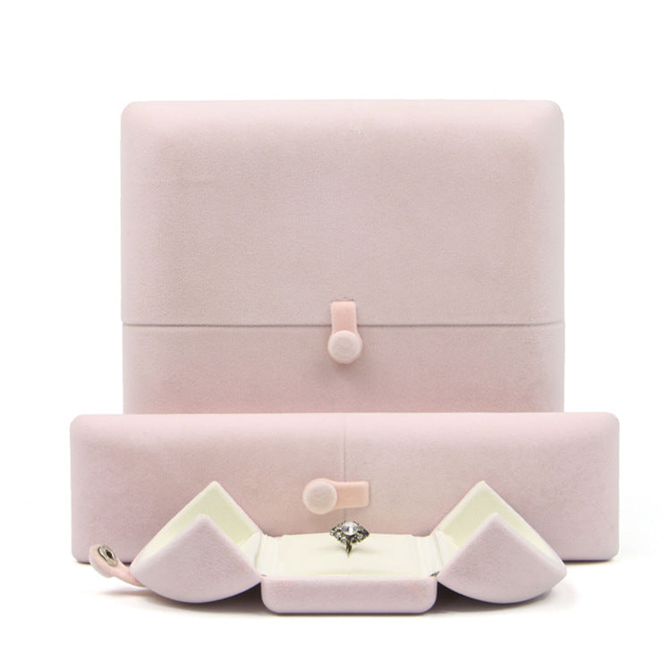 Flannelette Box Jewelry Pendant Necklace Box