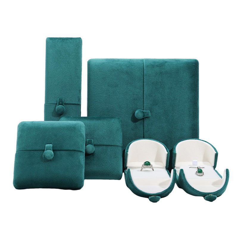 Flannelette Box Jewelry Pendant Necklace Box