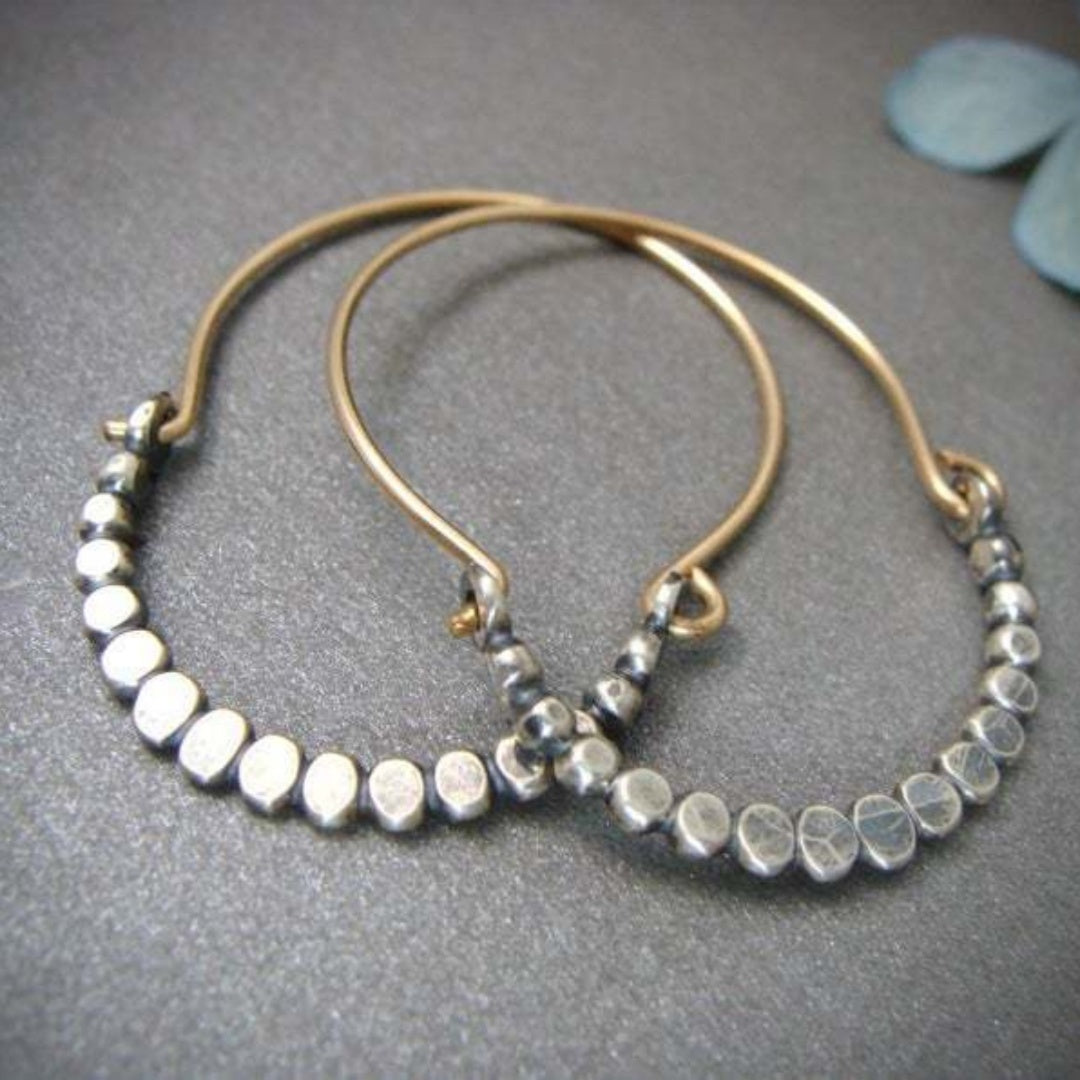 Women's Creative Exaggerating Hollow Silver Earrings