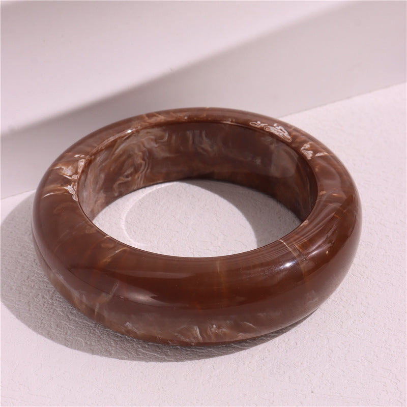 RETRO Geometric Round Blooming Transparent Bracelet
