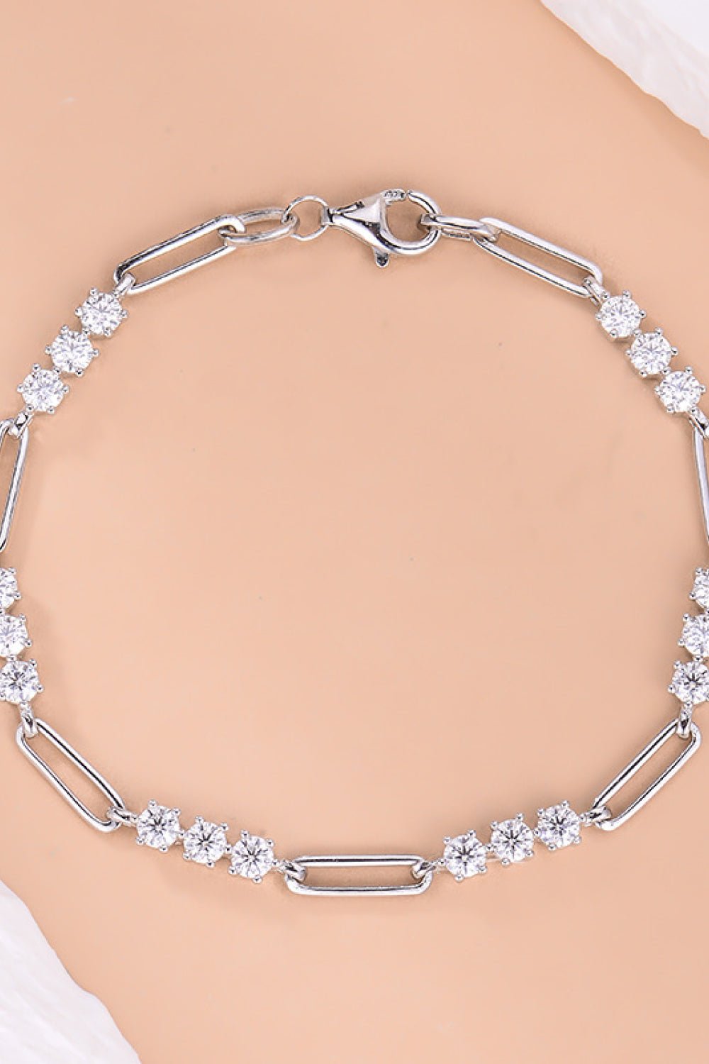 1.8 Carat Moissanite 925 Sterling Silver Bracelet - MYSTIQOR
