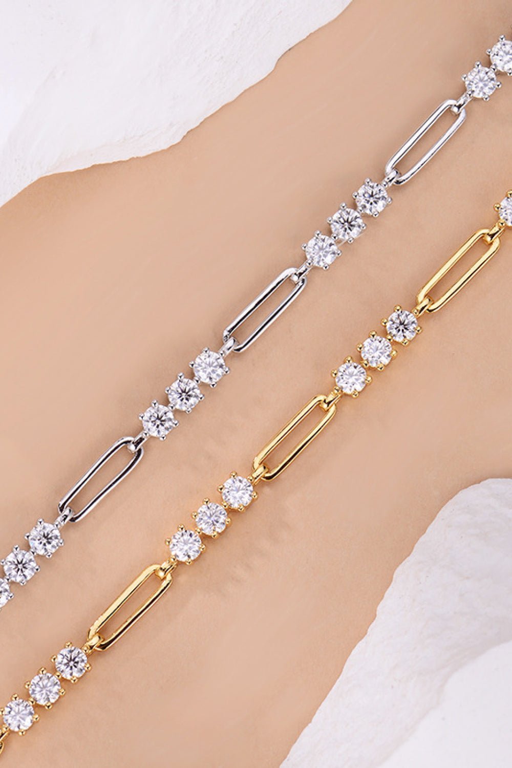 1.8 Carat Moissanite 925 Sterling Silver Bracelet - MYSTIQOR
