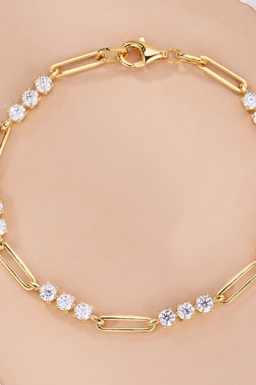 1.8 Carat Moissanite 925 Sterling Silver Bracelet - MYSTIQOR