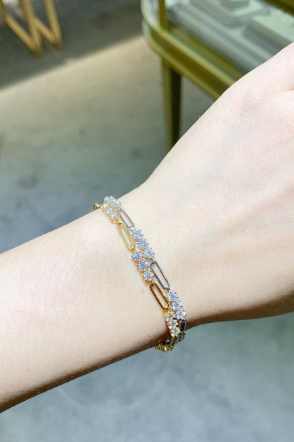 1.8 Carat Moissanite 925 Sterling Silver Bracelet - MYSTIQOR