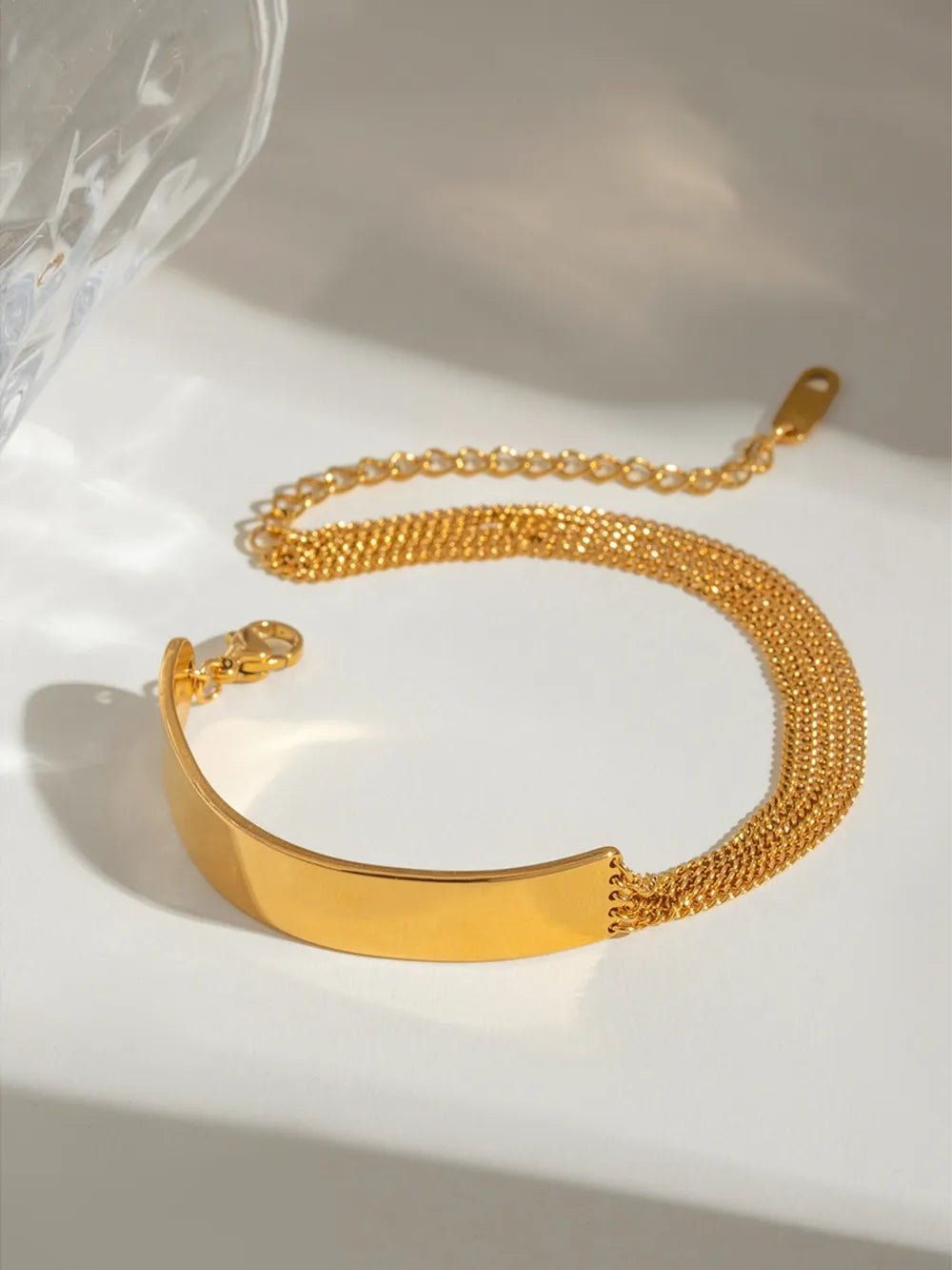18K Gold - Plated Stainless Steel Bracelet - MYSTIQOR