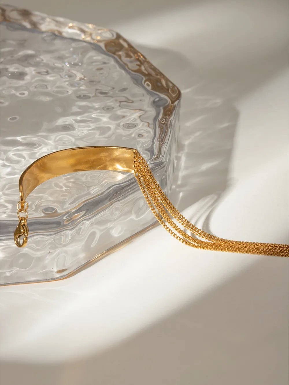 18K Gold - Plated Stainless Steel Bracelet - MYSTIQOR