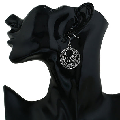 Hollow pattern earrings