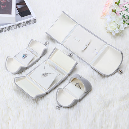 Flannelette Box Jewelry Pendant Necklace Box