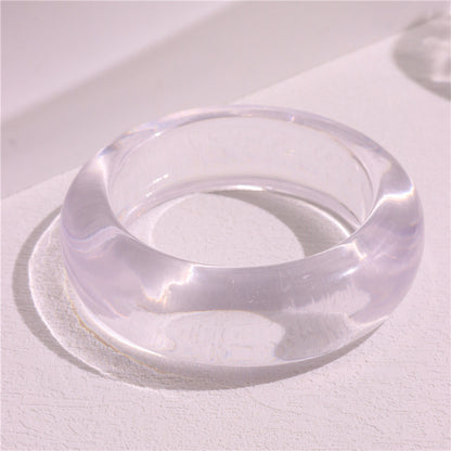 RETRO Geometric Round Blooming Transparent Bracelet