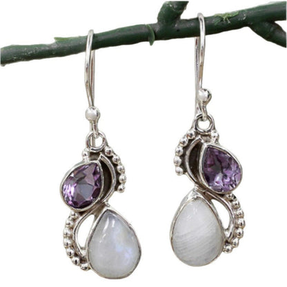 Personality Fashion Natural Stone Women's Earrings