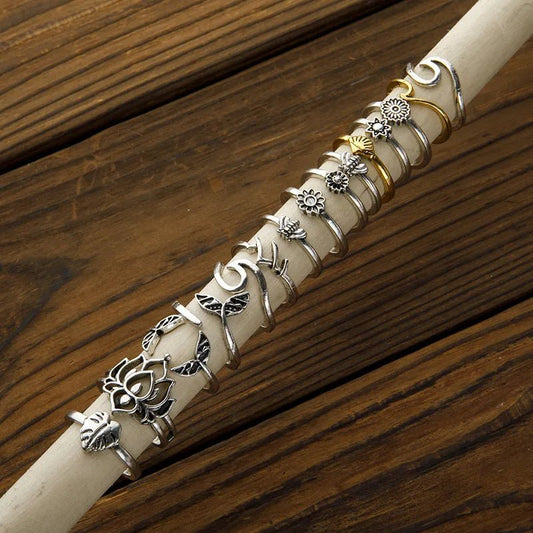 Alloy Multi Shapes 15 - Piece Ring Set - MYSTIQOR