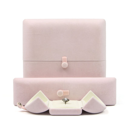 Flannelette Box Jewelry Pendant Necklace Box