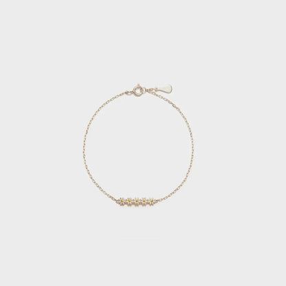 Daisy Shape Spring Ring Closure Bracelet - MYSTIQOR