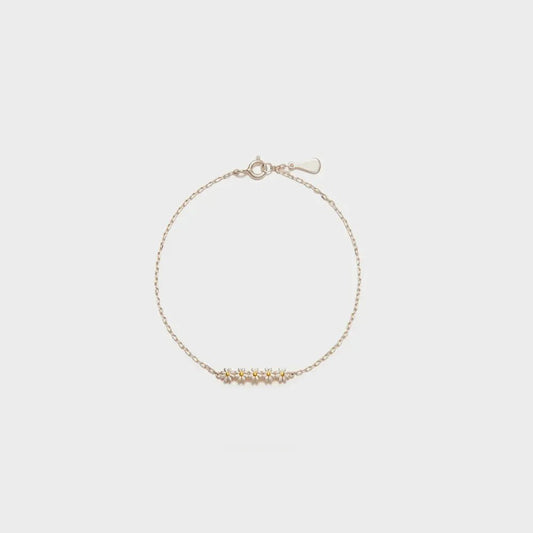 Daisy Shape Spring Ring Closure Bracelet - MYSTIQOR