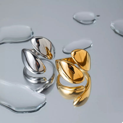 Stainless Steel Bypass Ring - MYSTIQOR