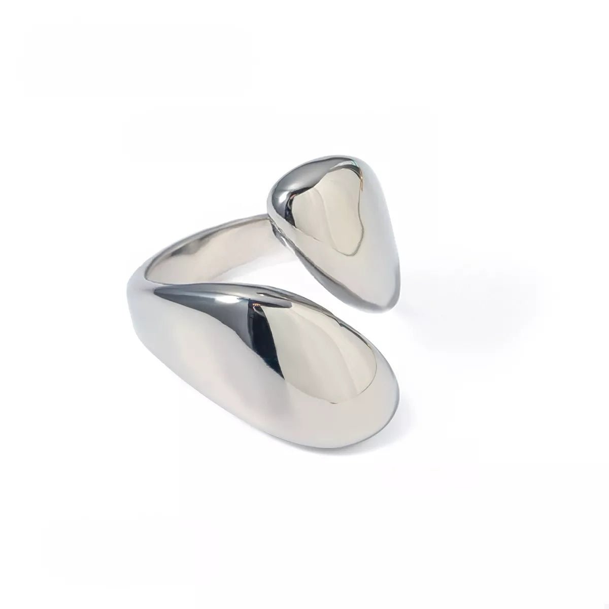 Stainless Steel Bypass Ring - MYSTIQOR