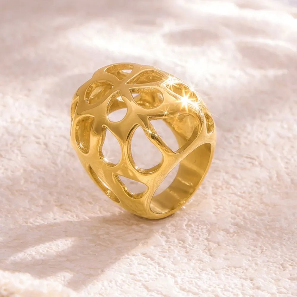 Stainless Steel Cutout Ring - MYSTIQOR