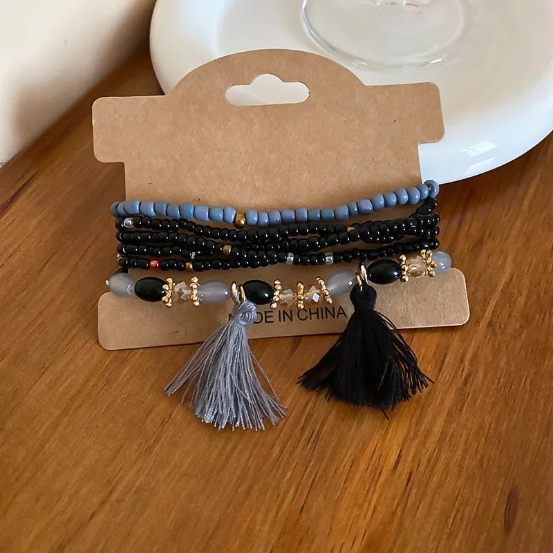 Tassel Rice Bead Bracelet - MYSTIQOR