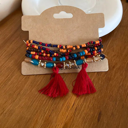 Tassel Rice Bead Bracelet - MYSTIQOR