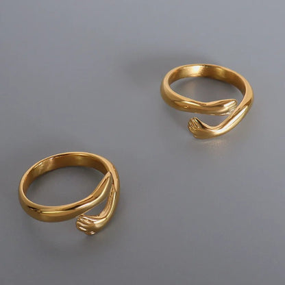 Titanium Steel Hug Bypass Ring - MYSTIQOR